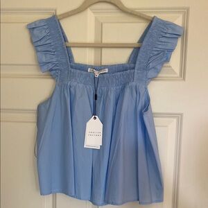 NWT English Factory Women's Blue Top size medium